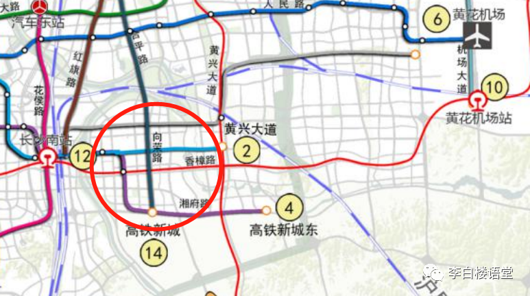 长沙黄兴副中心在下一盘大棋:7条轨道 30万人口 46500亩用地