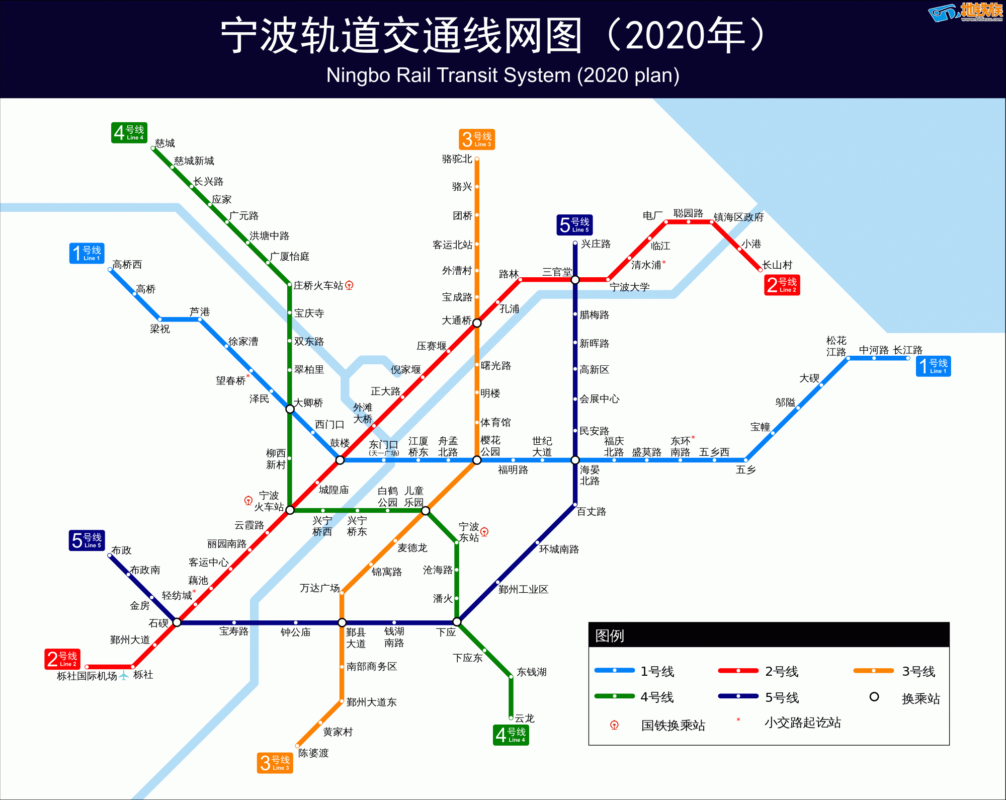 宁波地铁4号线线路图片