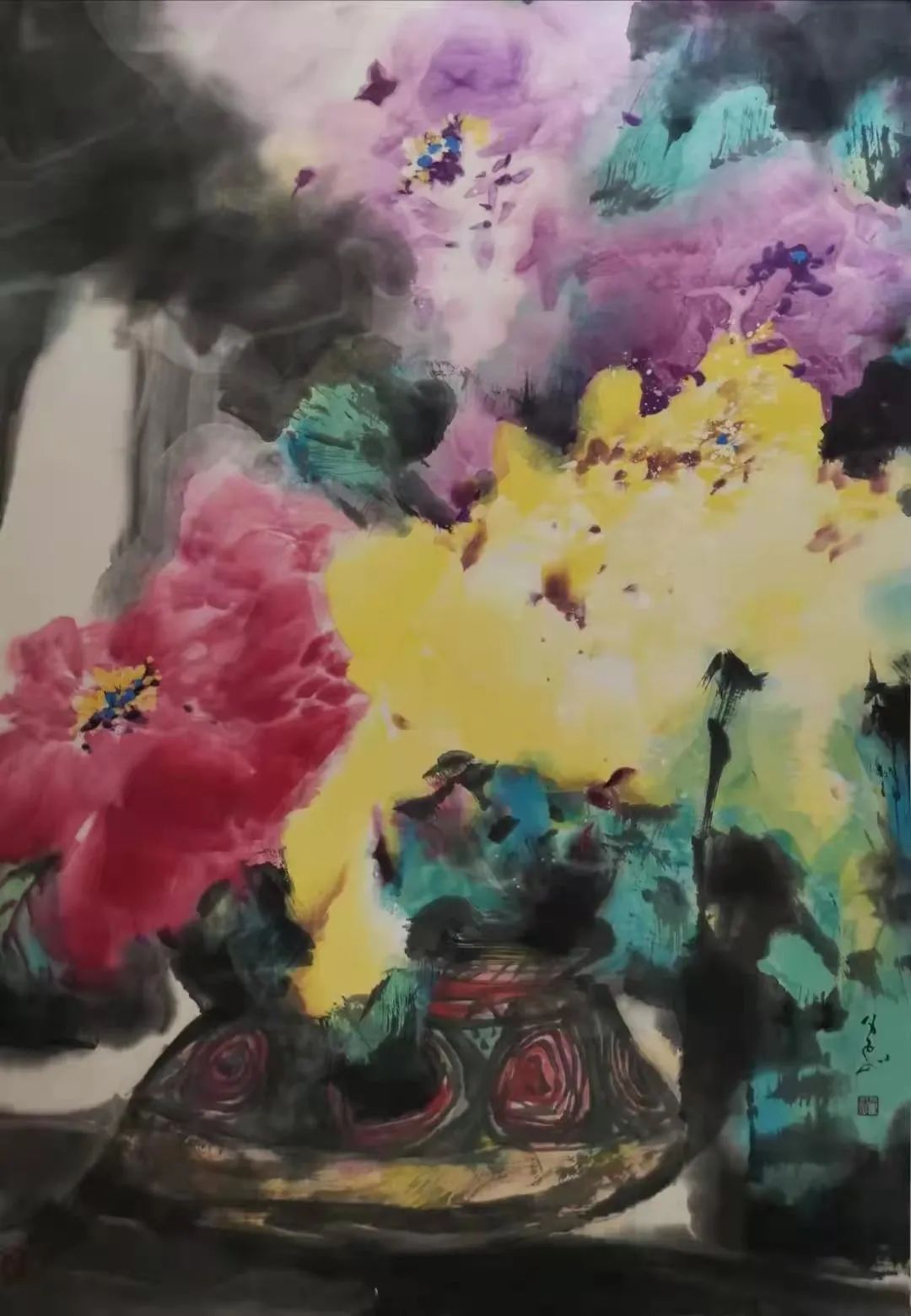 王凡飞国画花鸟画作品欣赏