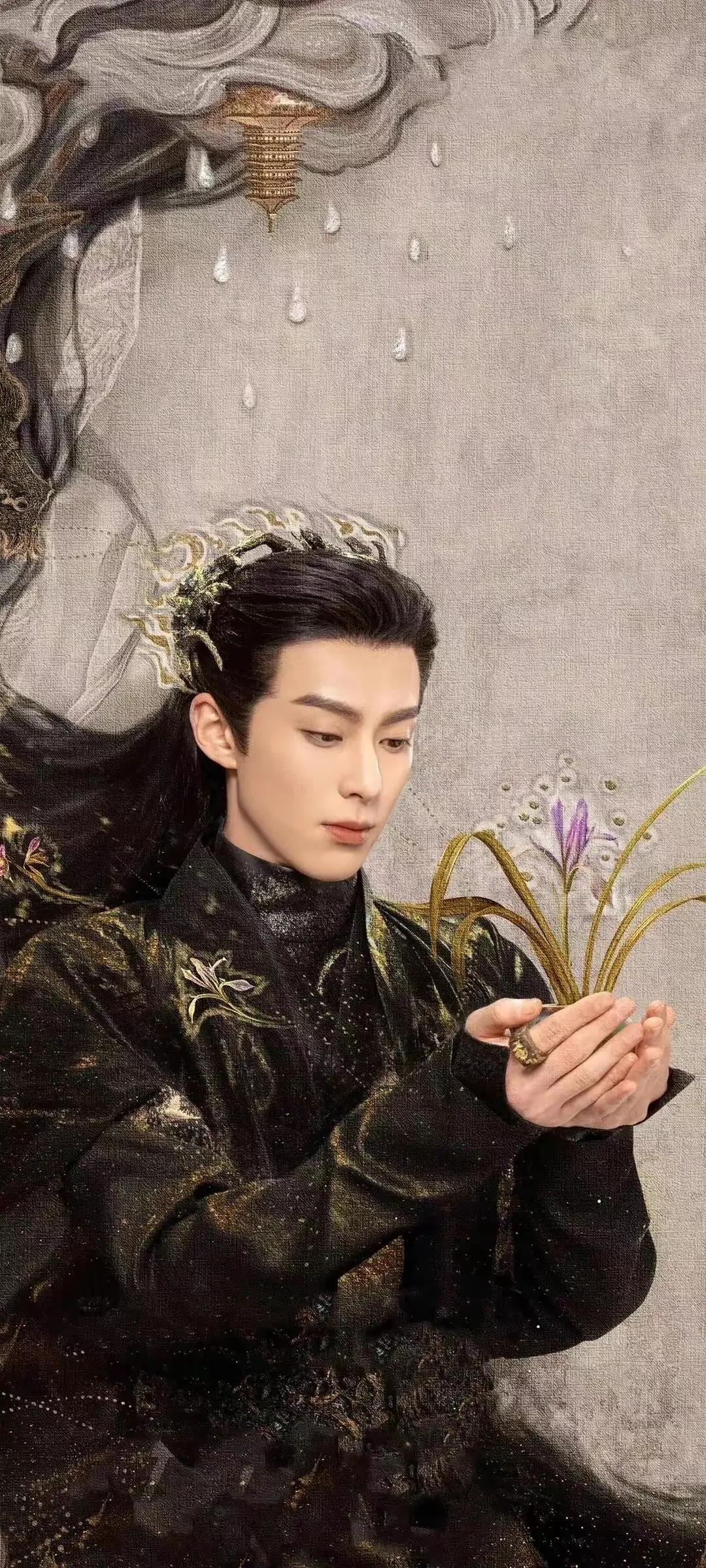 《苍兰诀》月尊东方青苍壁纸,这剧里的王鹤棣太帅了