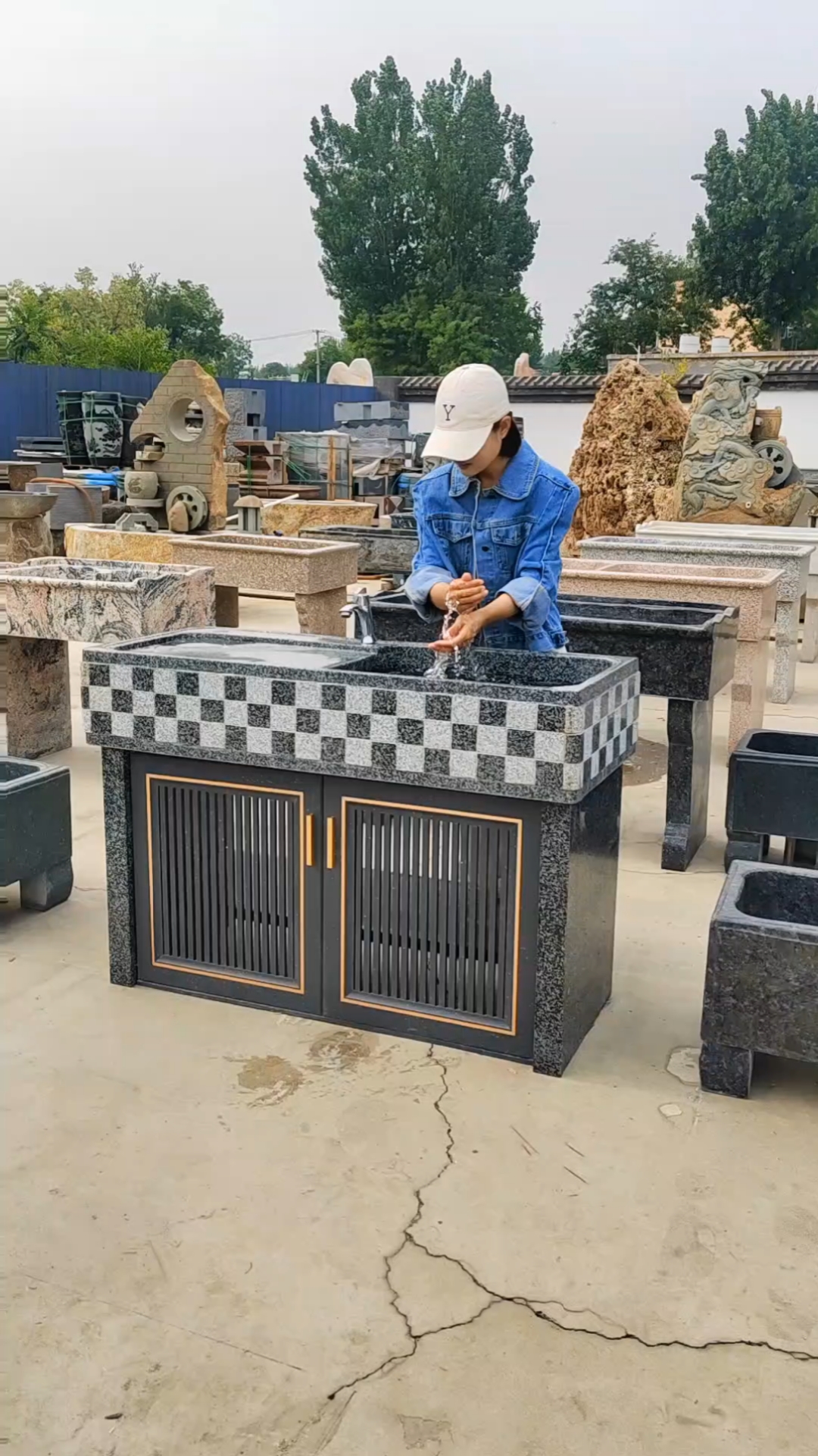 庭院别墅洗衣池洗手盆