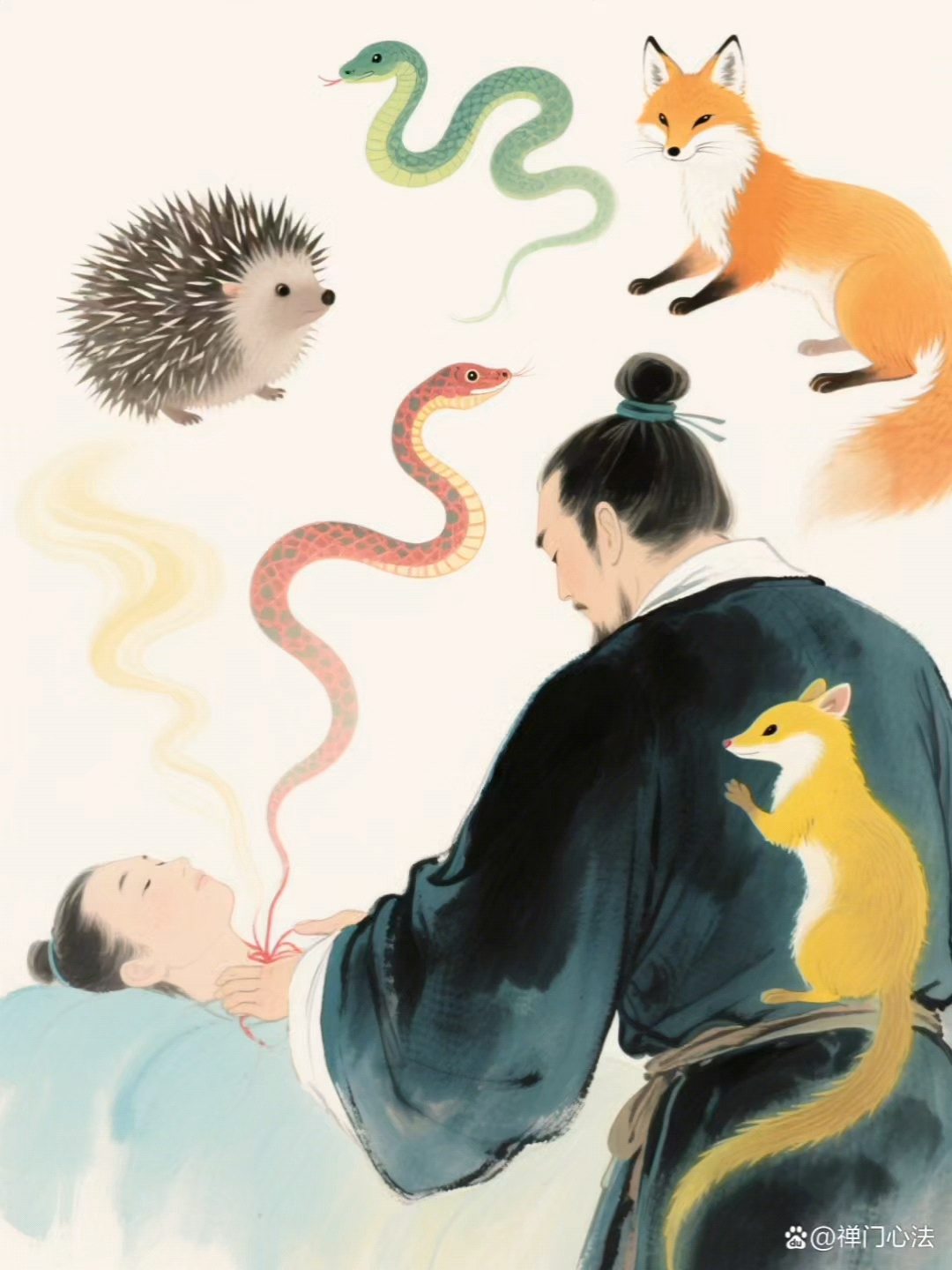 胡黄常莽杂仙上身的反应