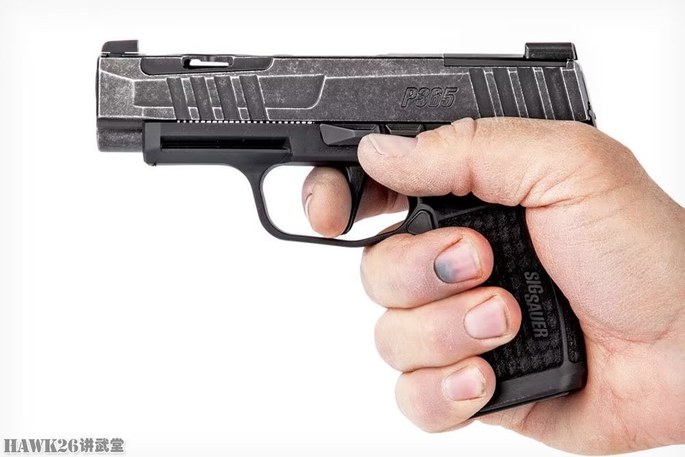 评测:西格绍尔p365xl"幽灵"独特仿磨损外观 堪称顶级自卫武器
