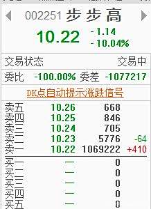 关于002251股票分析的信息