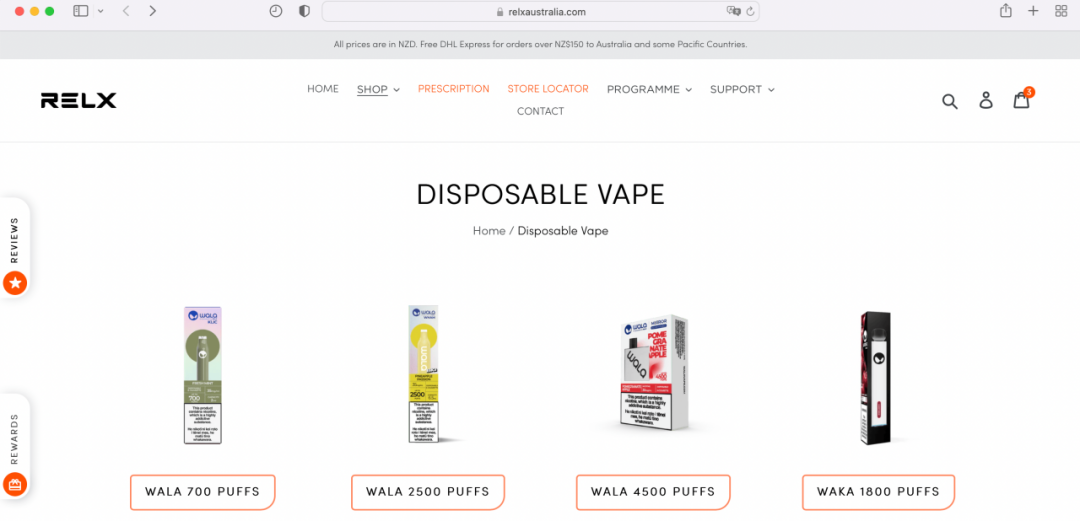 澳洲监管收紧:relx,iget等检出违禁成分,电子烟企合规迫在眉睫