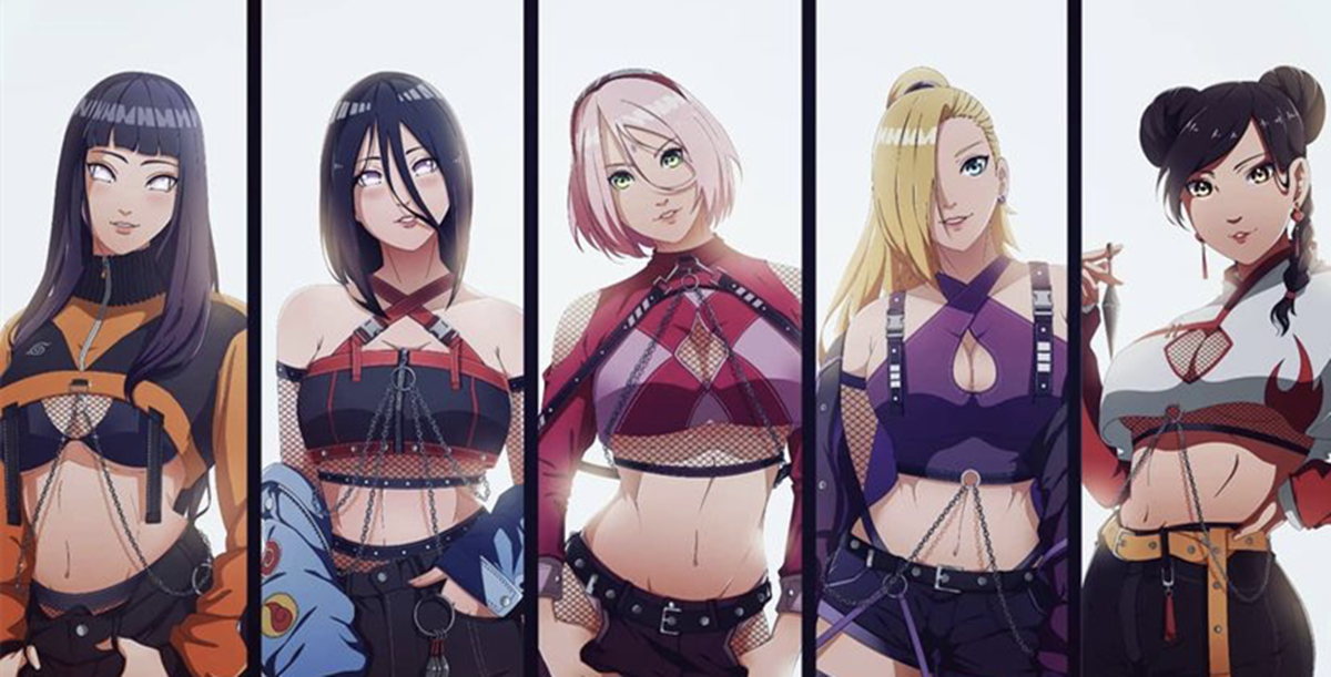 当《火影忍者》变成时尚女子天团,哪一位女神才是你的老婆人选