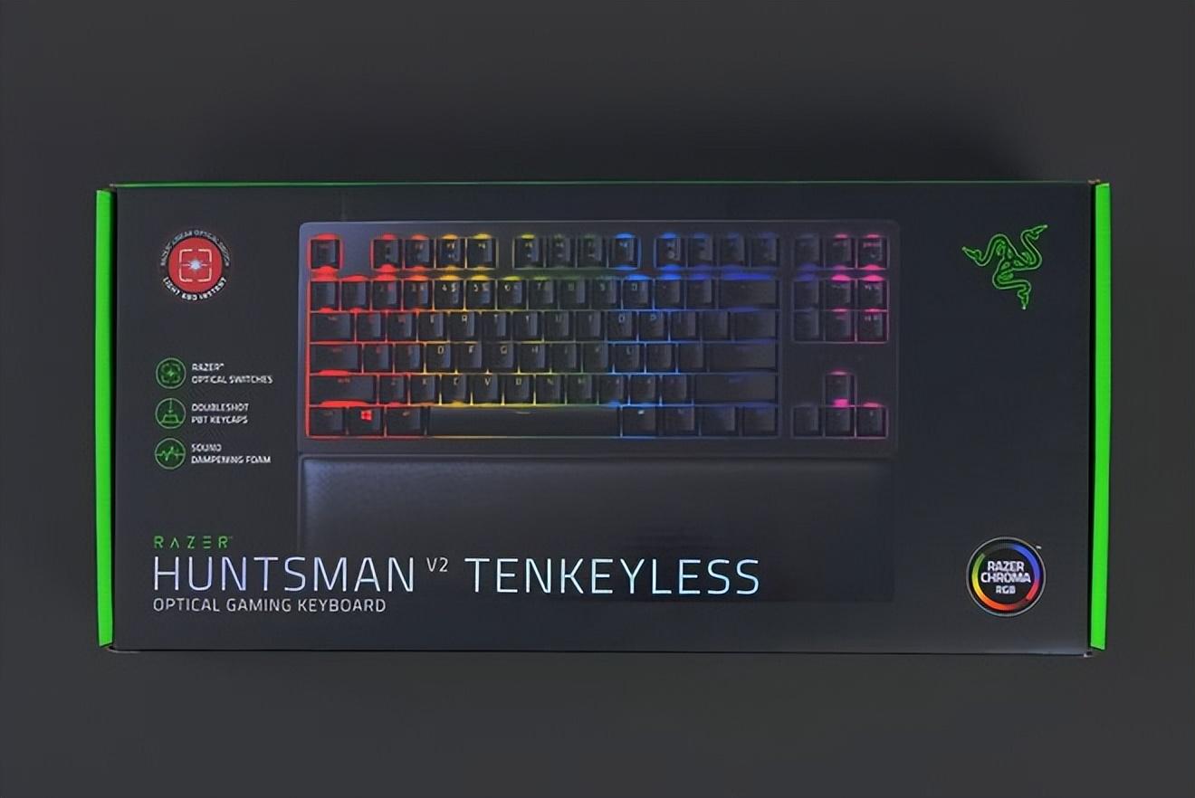 高调又安静的杀手!razer huntsman v2猎魂光蛛竞技版