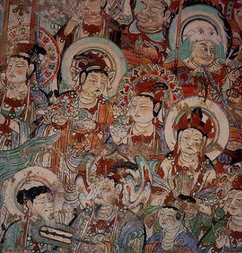 敦煌莫高窟327窟中宋代飞天伎乐人弹弦凤首箜篌有何寓意