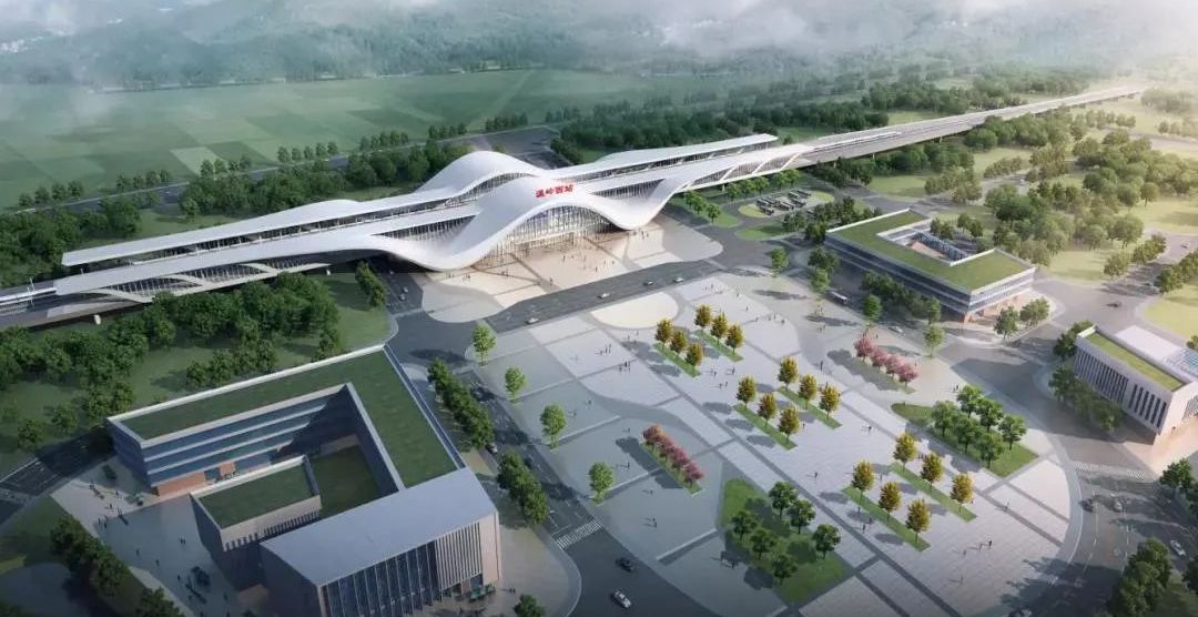 看设计方案,黄山西站和黄山北站是不是有些像?