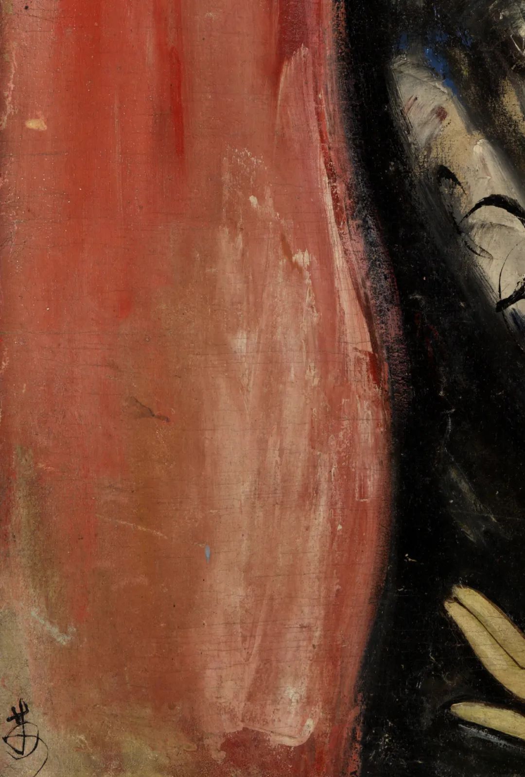 馆长说经典|黑衣女青年像 苏天赐