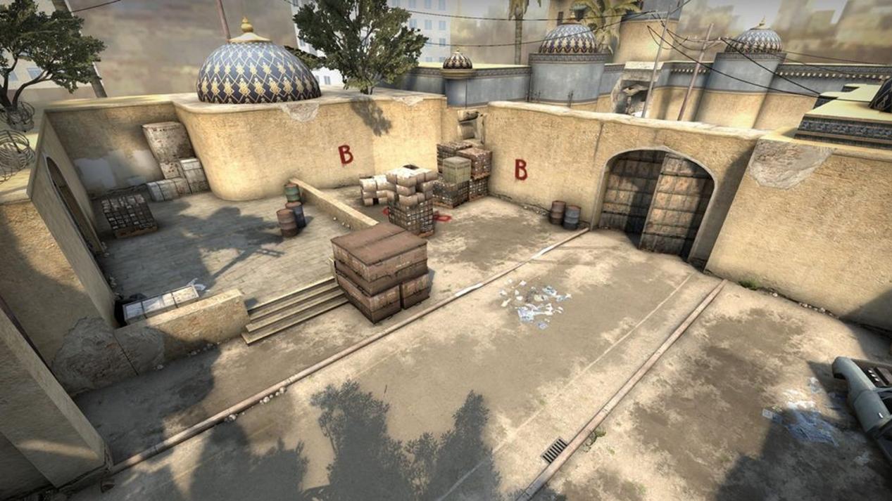 csgo:沙漠2b点回防,道具使用是关键