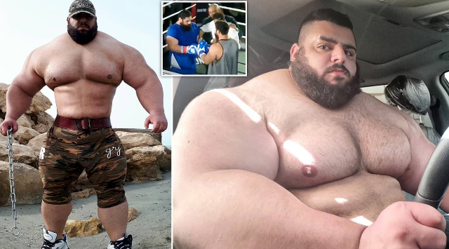 体重365斤!"伊朗绿巨人"爆红,擂台2分钟被对手打趴下