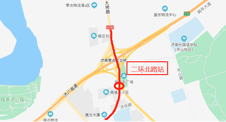 收藏!济南地铁7号线站点位置(直观简洁版)