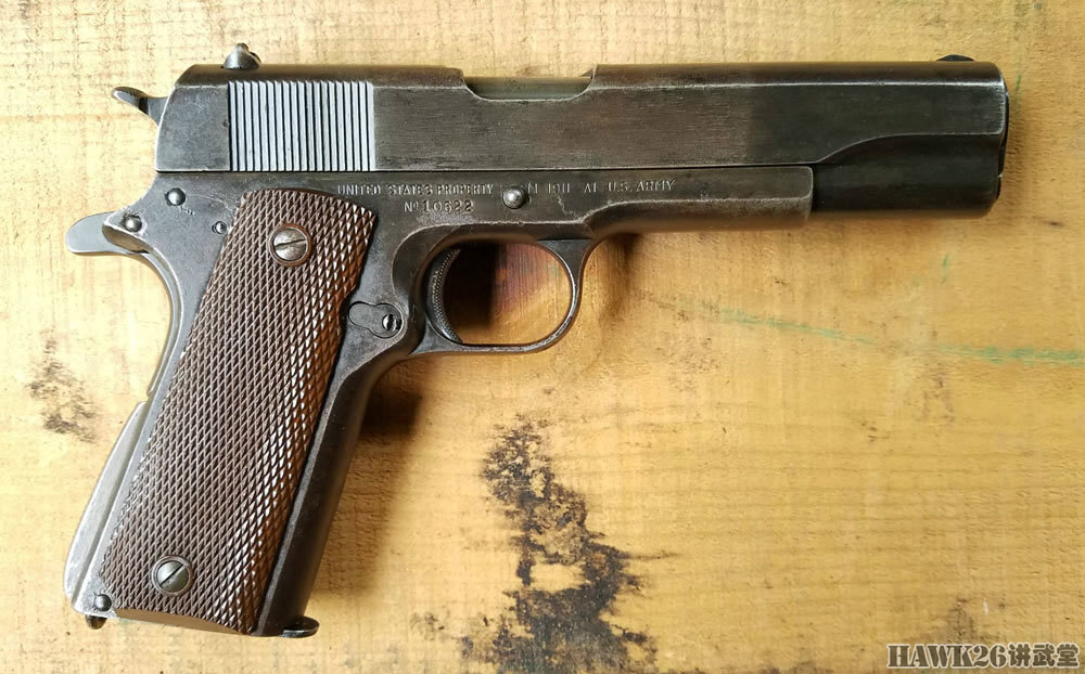 祖父留下的m1911a1手枪 特殊厂家原装品质 讲述二战老兵传奇经历