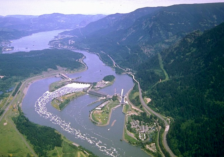 加拿大/美国columbia哥伦比亚河流域