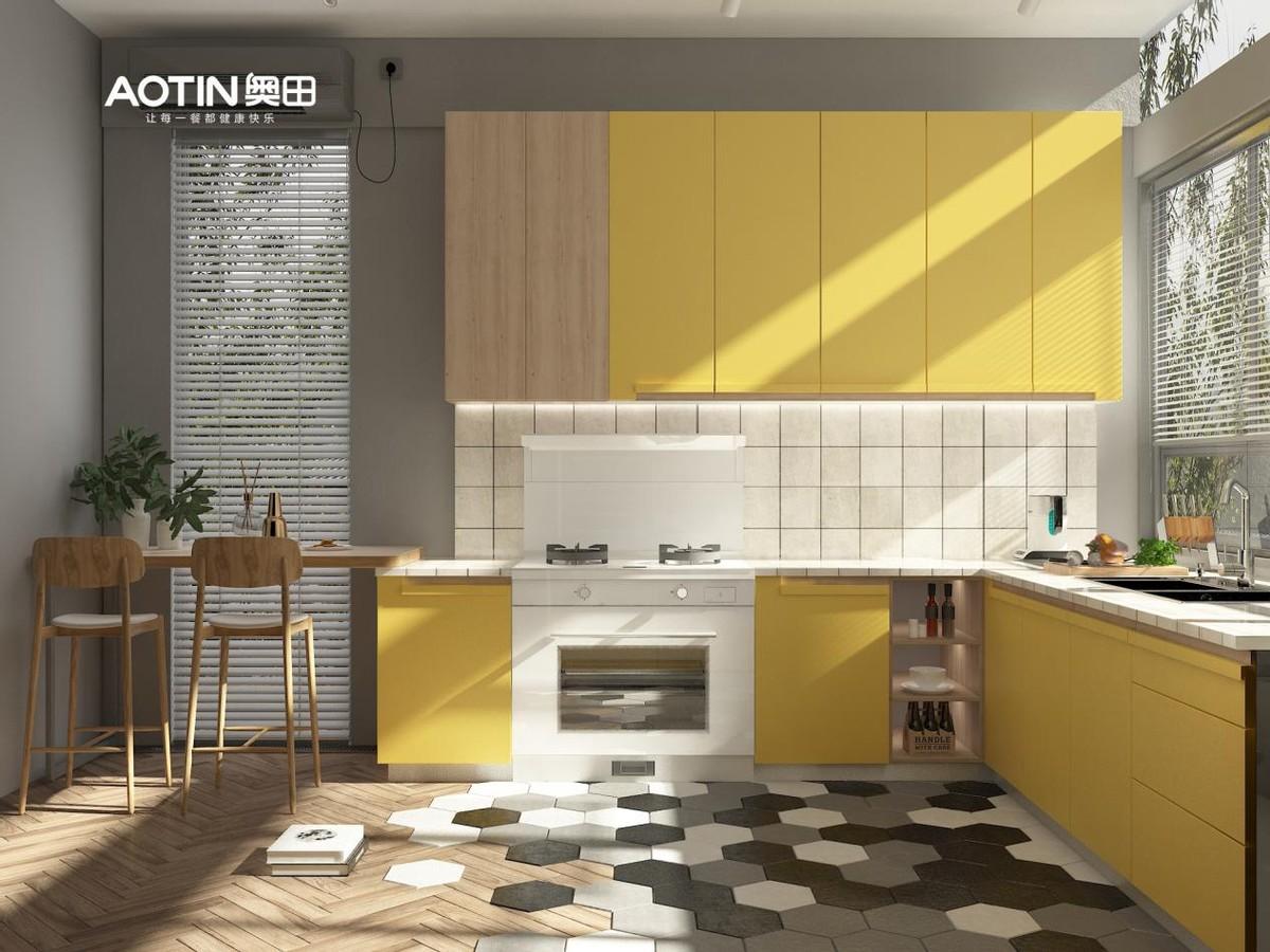 奥田集成灶丨今夏大火的多巴胺厨房风格,戳到你了吗?