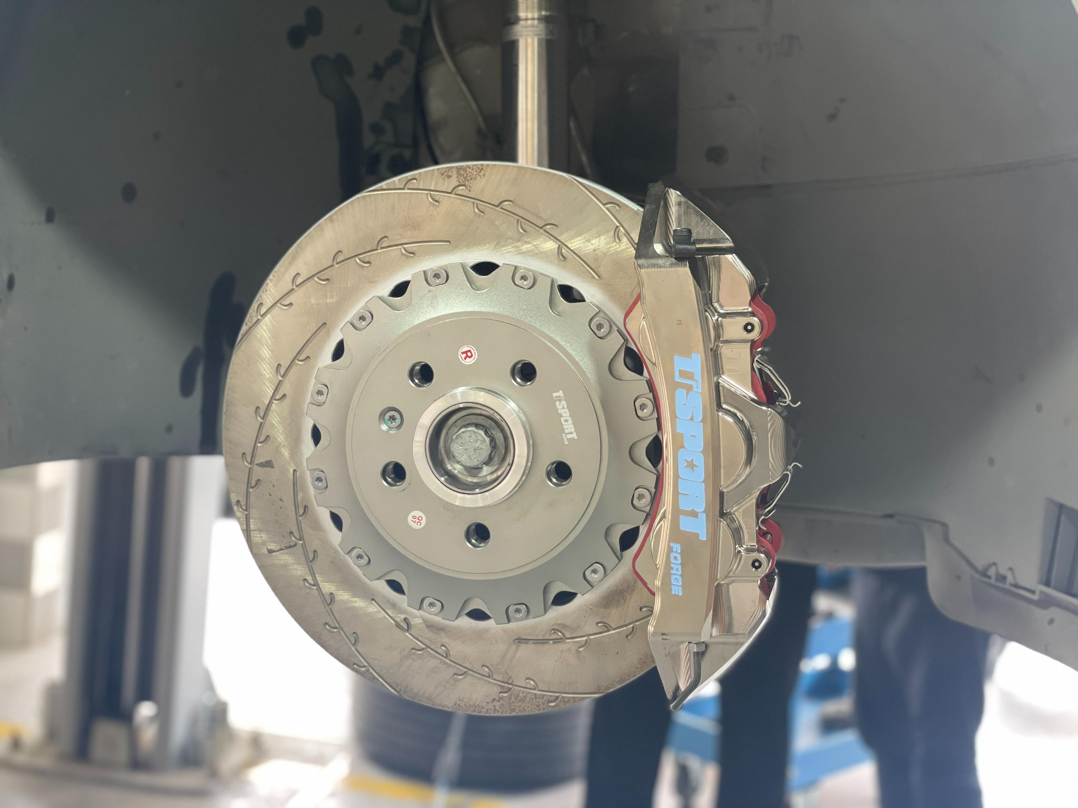 大众cc猎装版制动升级ttsport进化系列一体锻造卡钳