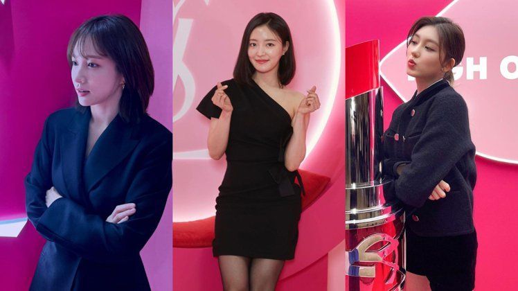 化身暗黑甜跩女王!oh my girl yooa紧身短裙,展完美九头身比例