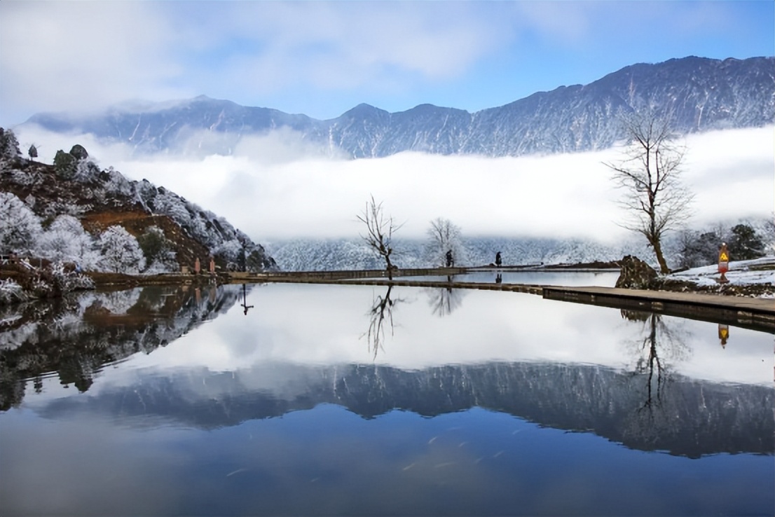 寻一池私汤,度一季暖冬,冬日的黑竹沟值得你奔赴!