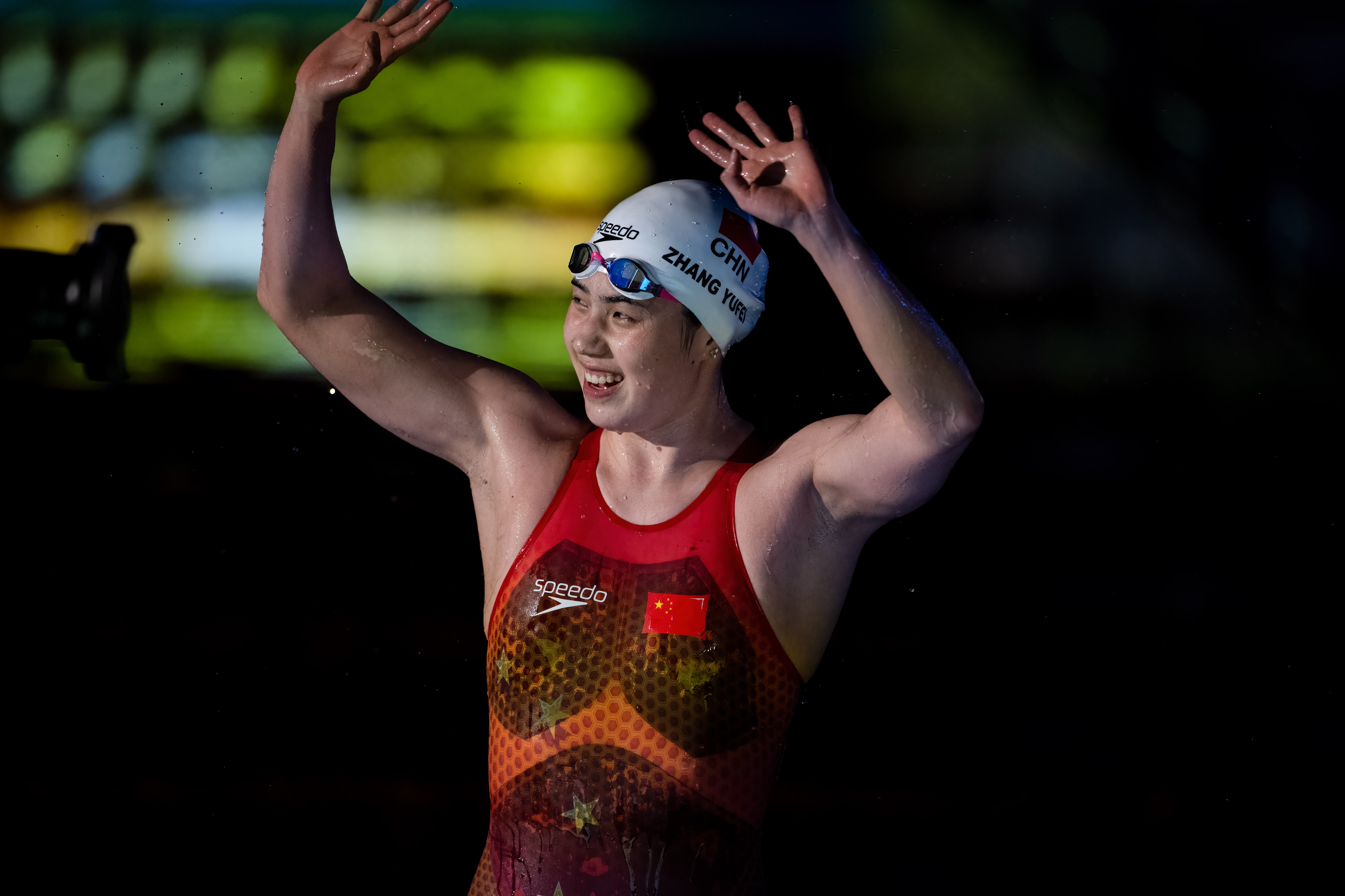 游泳——阿布扎比短池世锦赛:张雨霏夺得女子200米蝶泳金牌