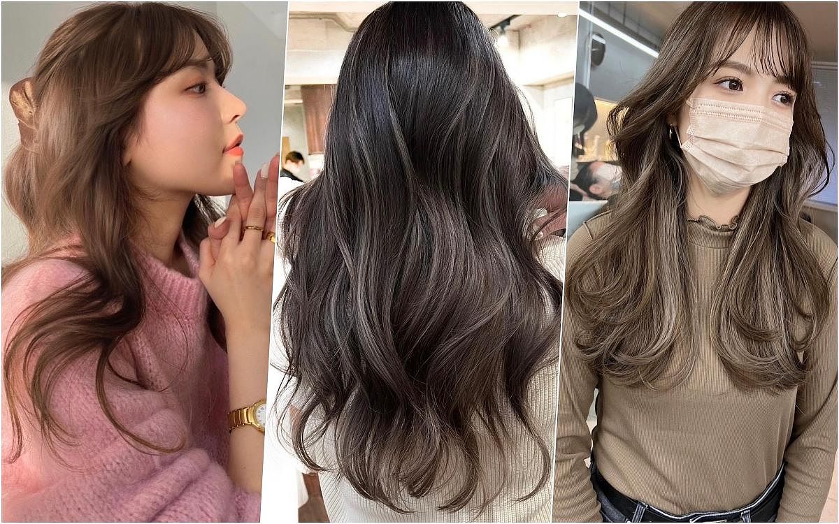 2023流行发色显白发色推荐:奶茶色,灰蓝色,雾灰色一定要尝试