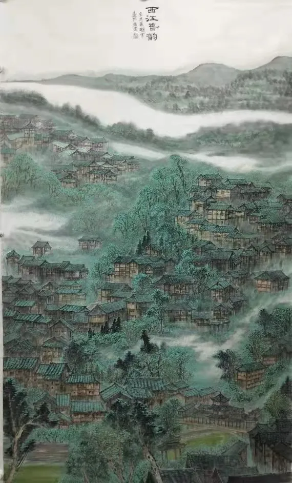 名家风采——陆朝常 · 贵州山水作品鉴赏