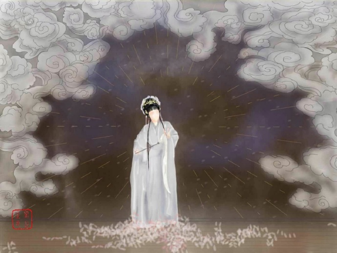 90后美女画画不会画脸,却能画出人物的神态,140万粉丝为她点赞