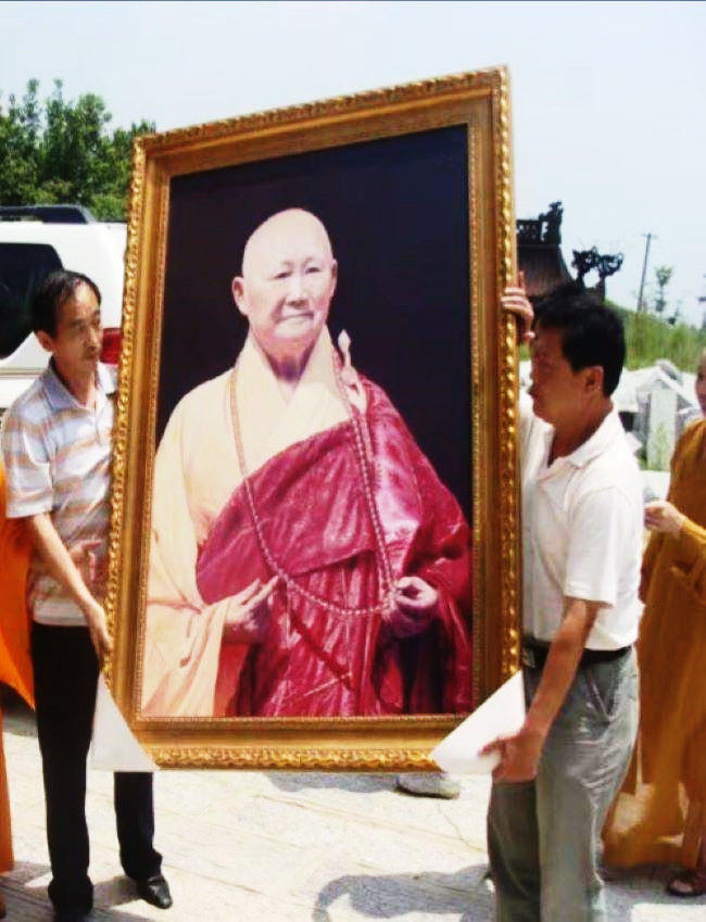 「名画赏析」著名画家杨发龙创作油画《吴诚真方丈》