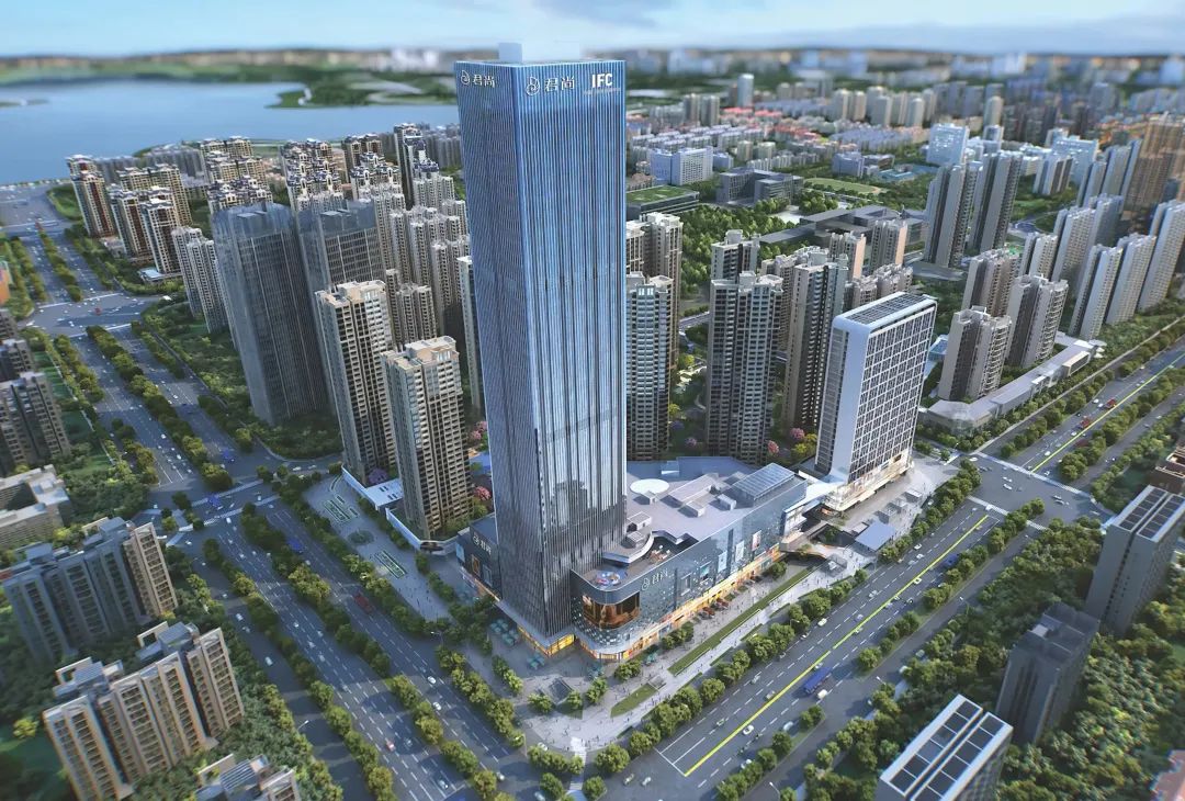 封顶!长沙城东新地标"方略国际金融中心"最新航拍!