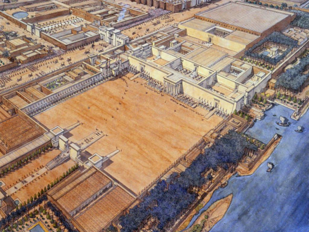 古埃及园林起源有哪两种途径?演变过程是怎样的?