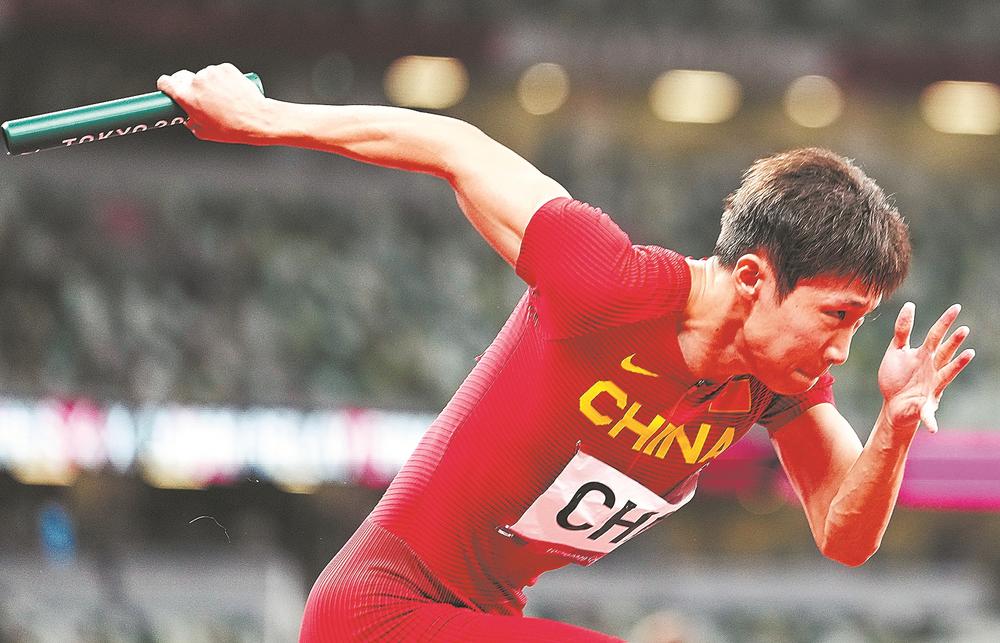 汤星强在比赛中