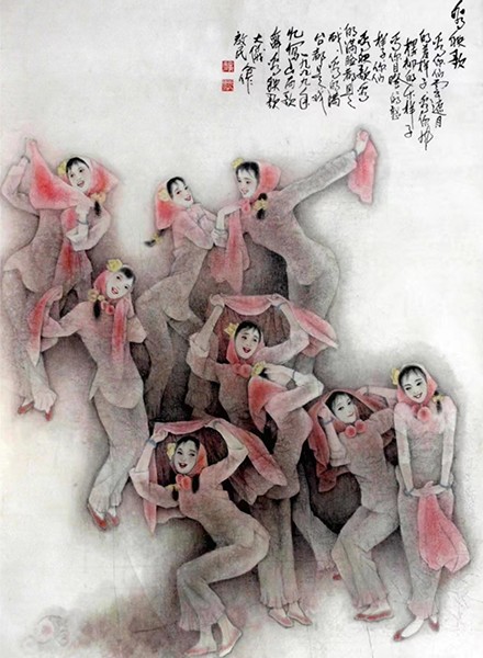 著名画家袁大仪美术作品欣赏