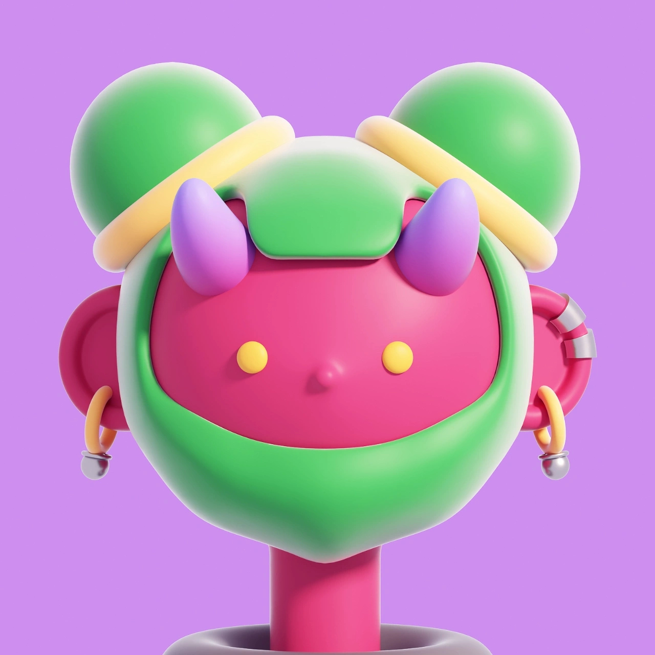 角色延展和生力立现.也没啥,也就是个平平无奇的c4d小天才 #三维设计