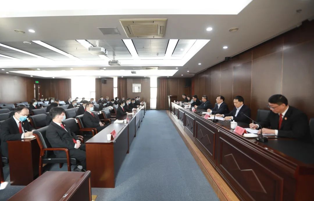 靖江法院召开中层以上干部会议宣布主要领导调整决定