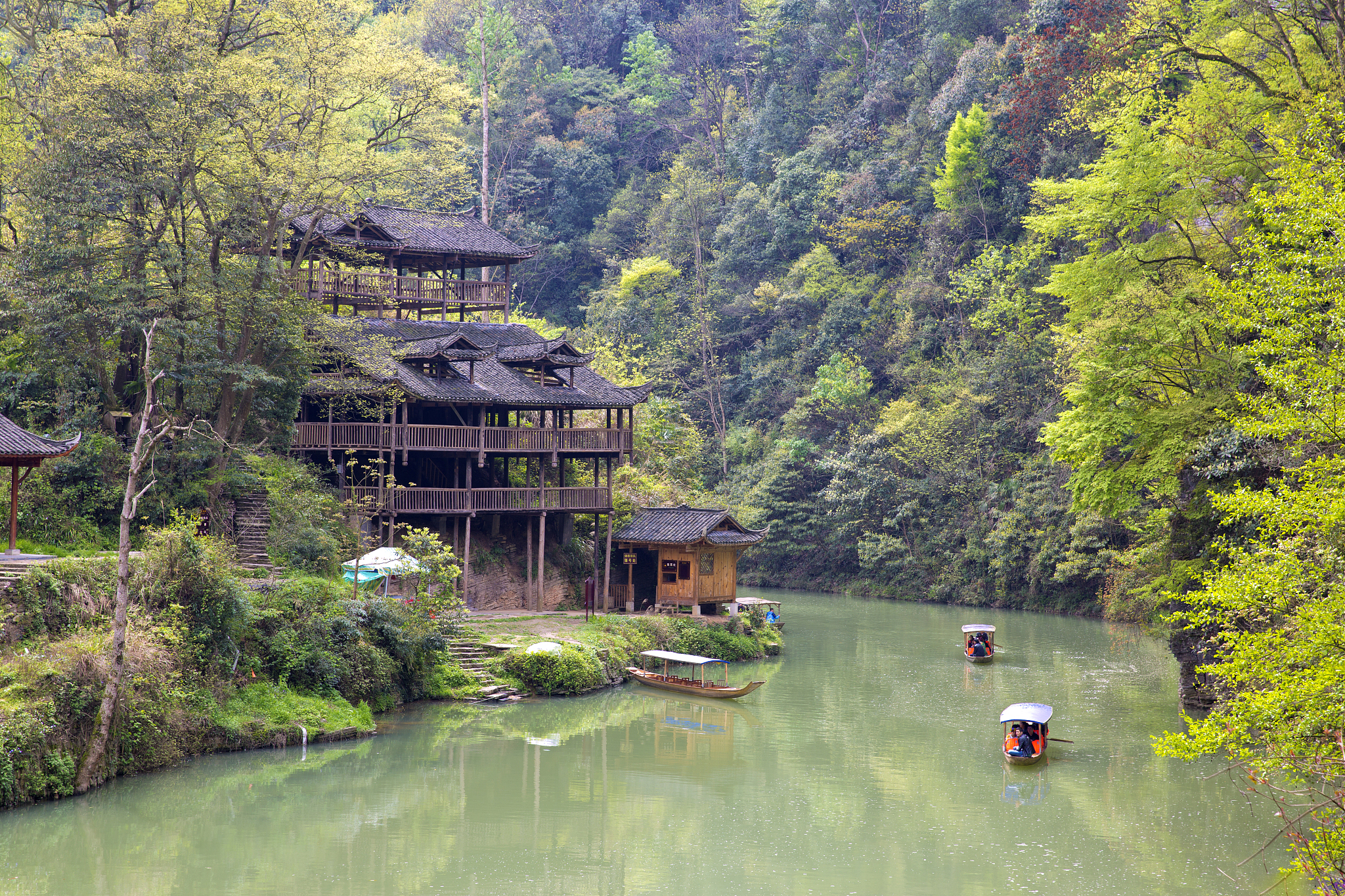 龙船水乡景区图片