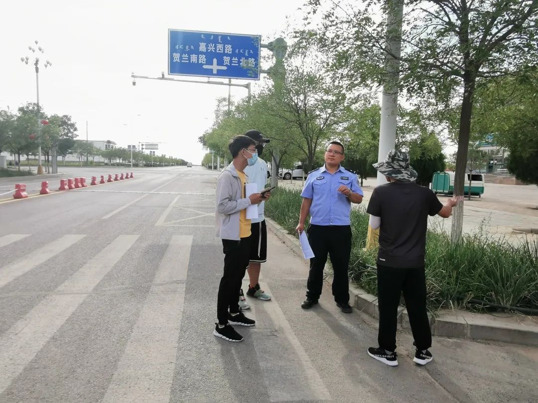 腾格里公安分局积极配合全盟"雪亮工程"勘察组完成踏勘工作