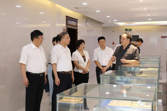 马生龙部长来我院检查指导党史学习教育工作