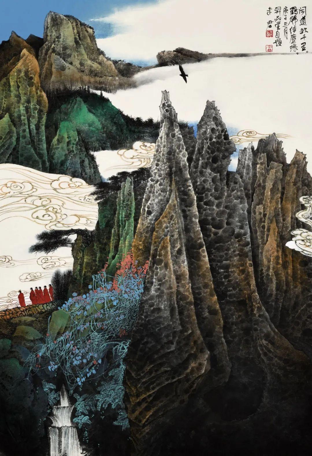 未君花鸟山水画作品选(80幅高清)