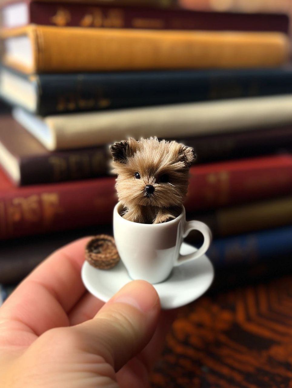 家人们这才是真正的茶杯犬 萌宠约克夏
