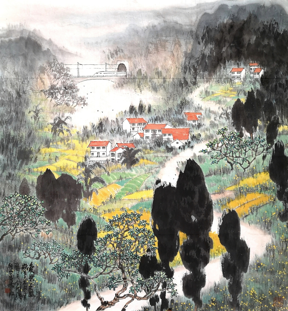 「百年传承」闪耀中华·虎啸生风——画家向明艺术作品展