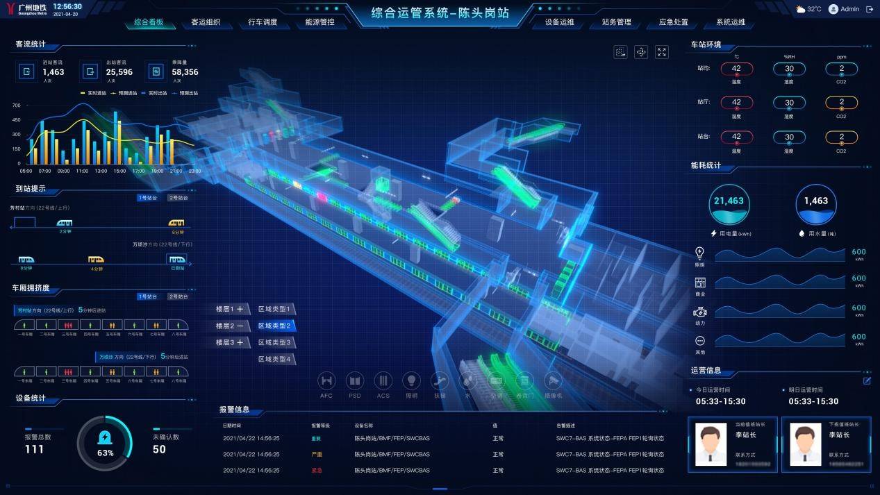 应用于广州地铁十八号线的以佳都华佳mos为底座的新一代综合监控系统