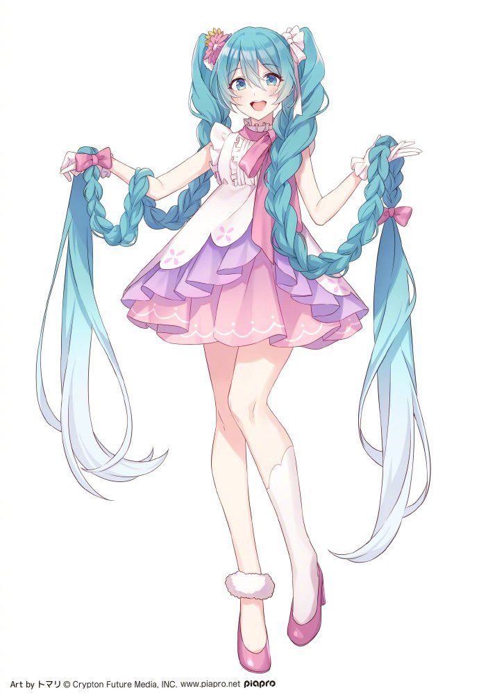 初音未来居然扎上了麻花辫 新出的手办好惊艳