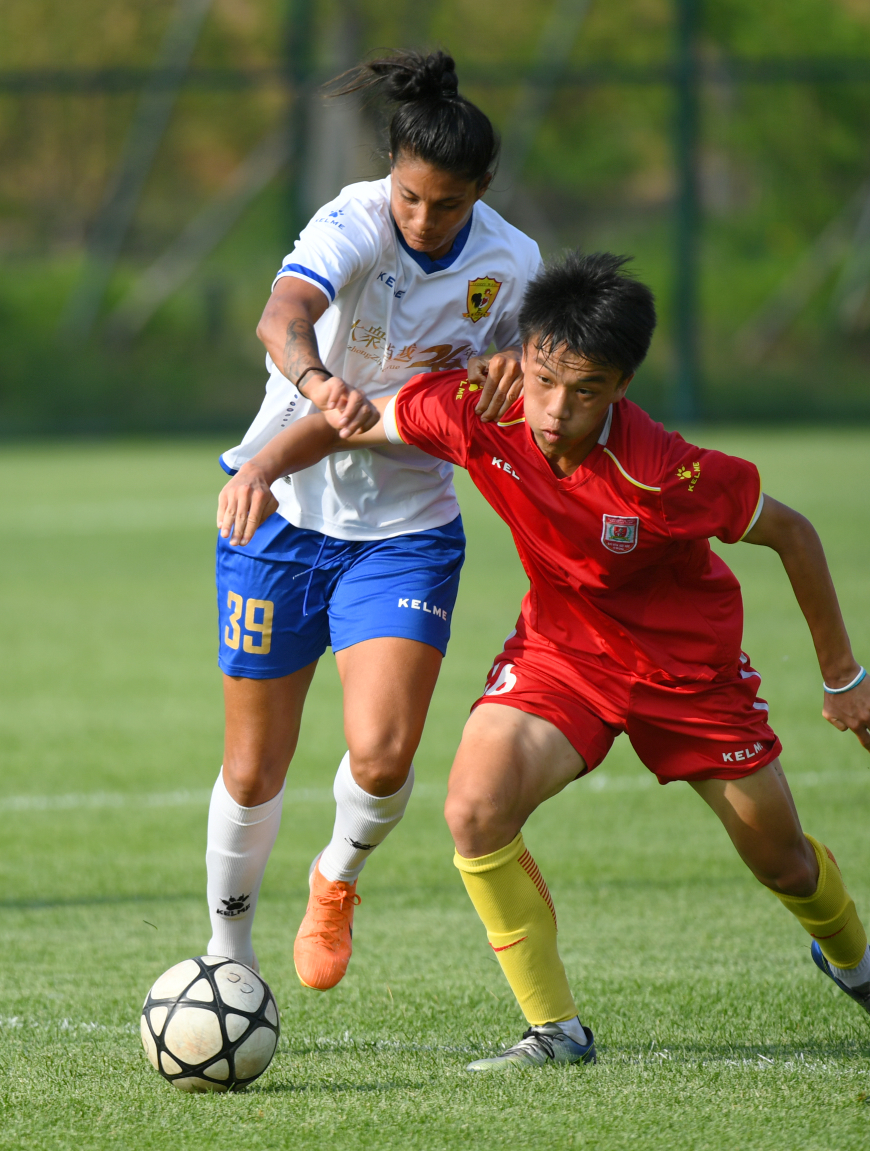 足球——长春女足 以赛代练