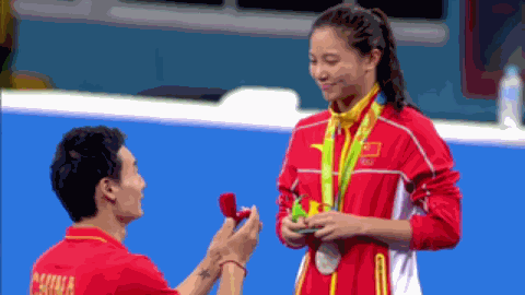 在奥运会上求婚,你答应吗?