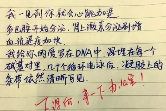 畢業季你還在矜持嗎?各學科的花式表白金句,初聽尷尬卻不失浪漫