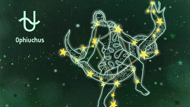 蛇夫座,跨三道的唯一星座