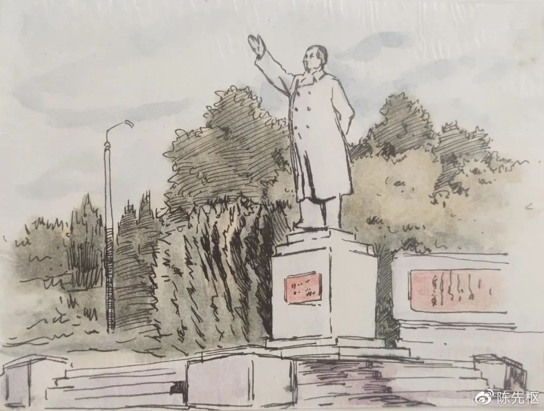 长沙天心公园:从1970年写生画回溯到民国老照片