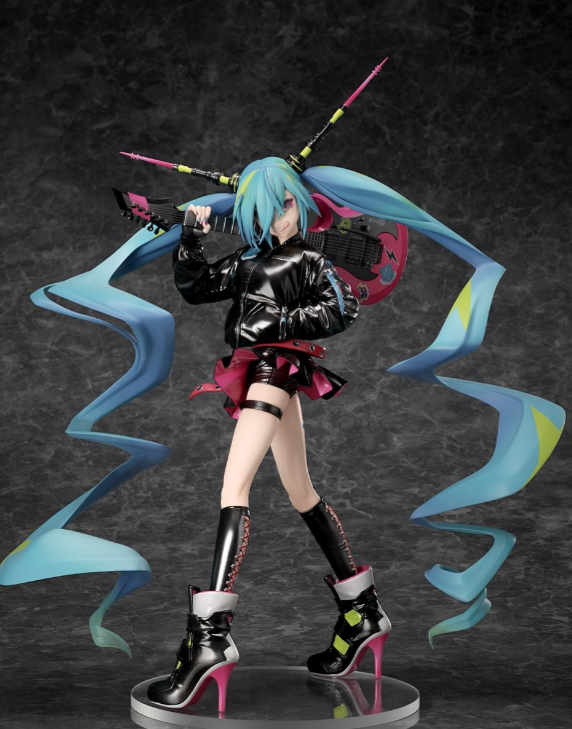 初音未来摇滚歌手追加官图 还原顶级画风质感 最狂野的战斗系葱娘