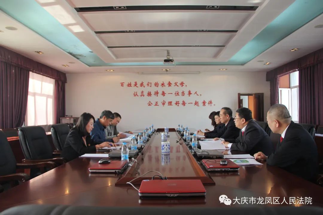 龙凤区区委书记郑振新深入龙凤区法院进行党史学习教育调研并指导教育