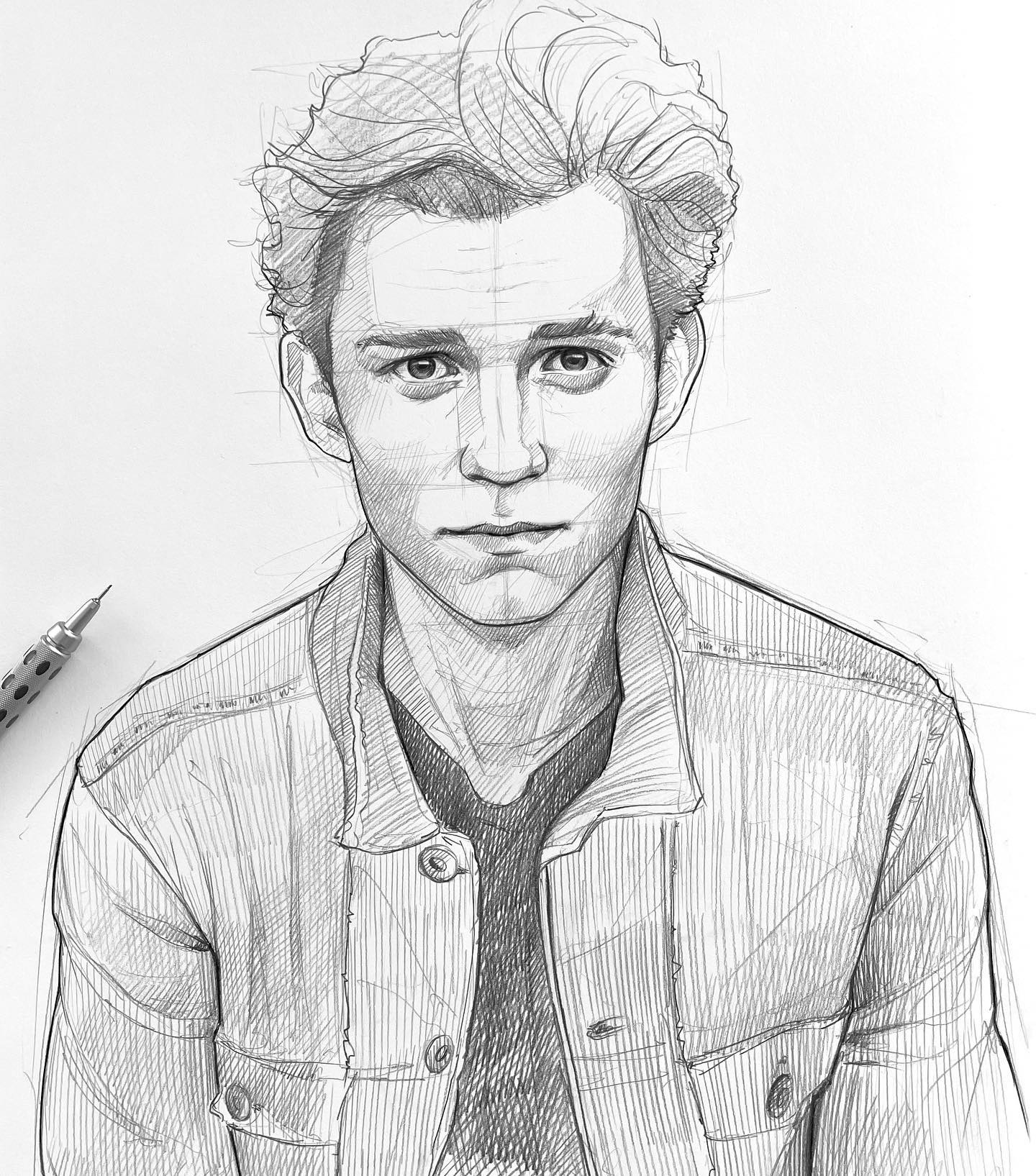 一篇学会!他的素描既简单,又新颖,让人眼前一亮,偷师了